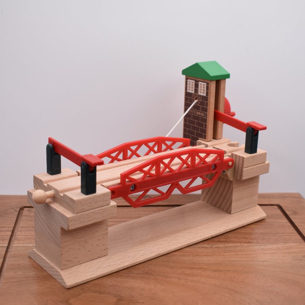 BRIO World Lifting Bridge #33757 Wooden Toy Train Accessory Sweden Thomas Compt.
